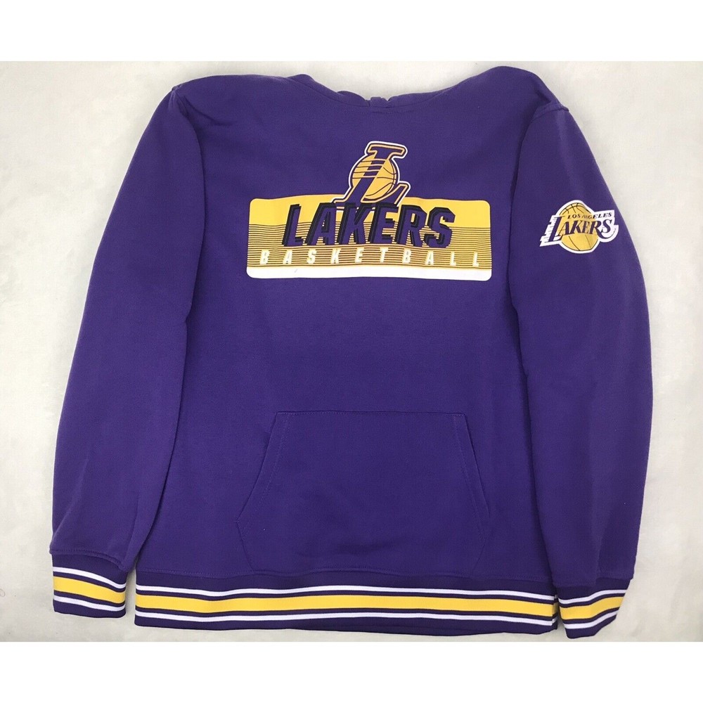 Los Angeles Lakers NBA BASKETBALL Pullover Hoodie Sweater X-Large NWT